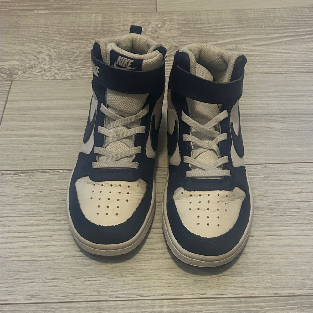 Nike Kids Sneakers - Dark Blue and White